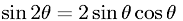 Double Angle Identity - Sine