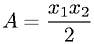 Area of a rhombus