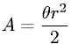 Area of a sector