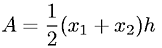 Area of a trapezoid