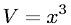 Volume of a cube