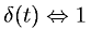 Laplace transform of Kroeneker delta function