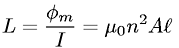 Self inductance of a solenoid