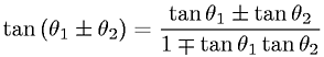 Sum and Difference of Angles Identity - Tangent