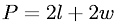 Perimeter of a Rectangle