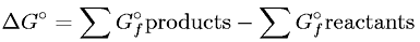 Gibb's Free Energy Change Defined