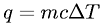Specific Heat Capacity to Heat Equation